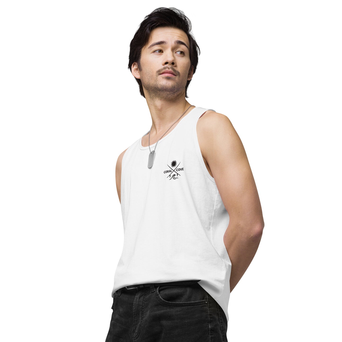 Man Wearing Cove Tank