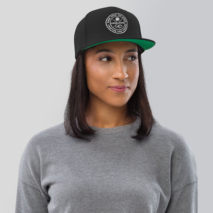 Woman Wearing The Cove Snapback