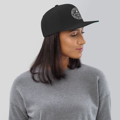 Woman Wearing The Cove Snapback
