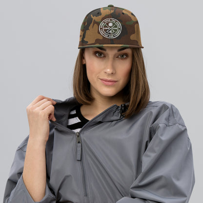 Woman Wearing The Cove Snapback