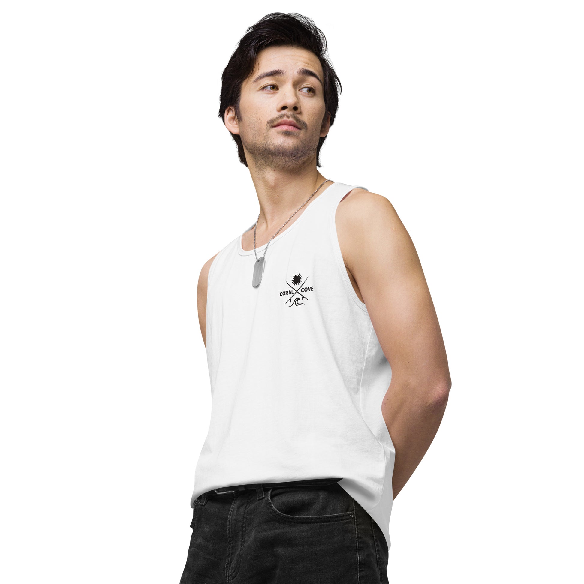 Man Wearing Cove Tank