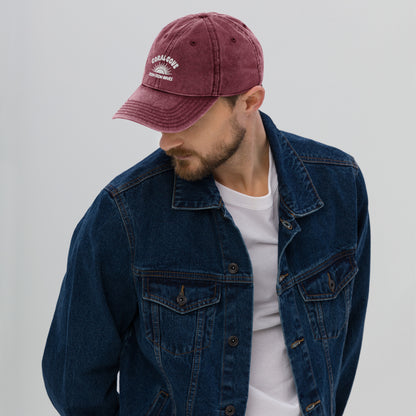 Man Wearing Denim Cove Cap