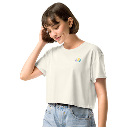 Woman Wearing The Cove Crop Top